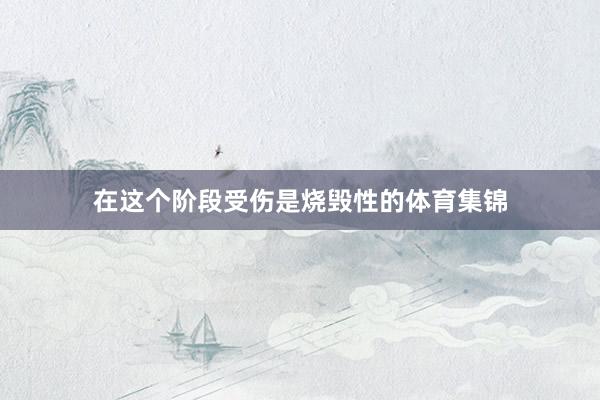 在这个阶段受伤是烧毁性的体育集锦