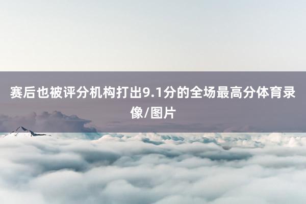 赛后也被评分机构打出9.1分的全场最高分体育录像/图片