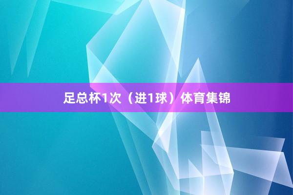 足总杯1次（进1球）体育集锦